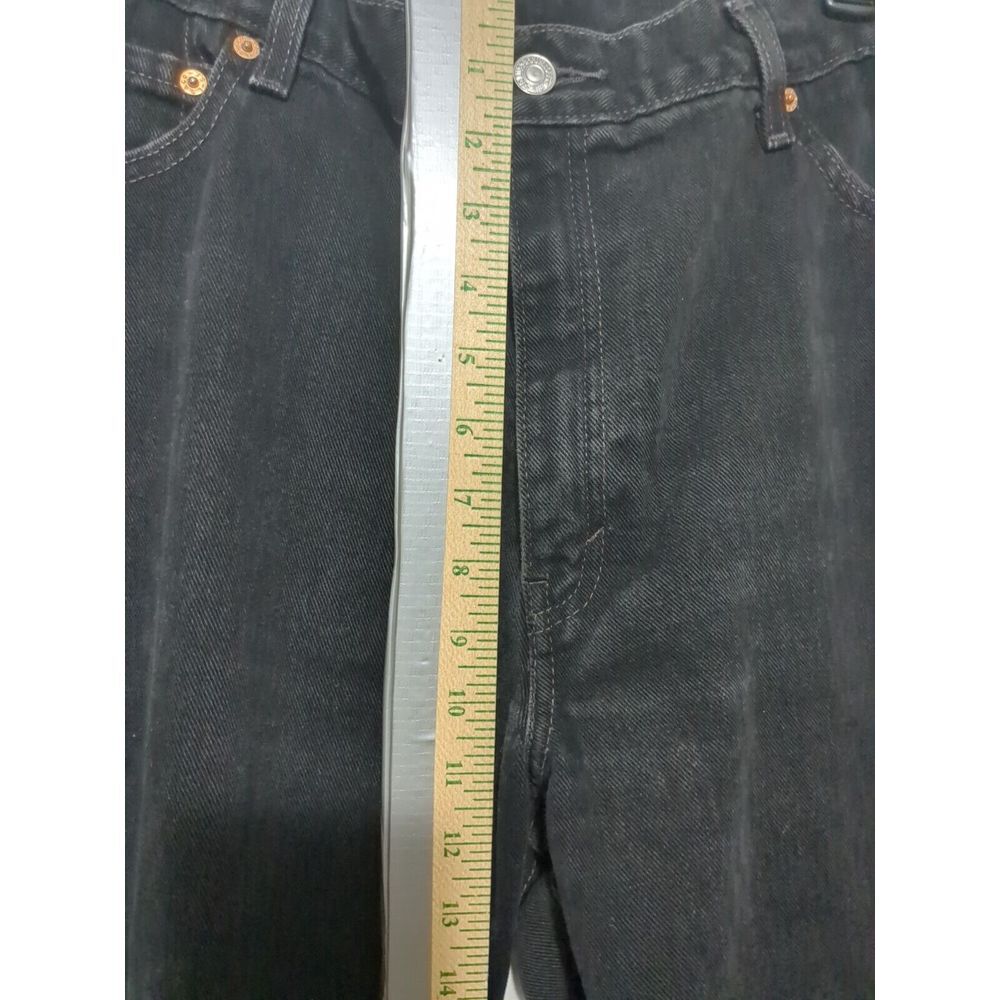 Levi's 550 Relaxed Fit Tapered Leg Womens Size 16 Reg S Black‎ Jeans - Picture 6 of 7